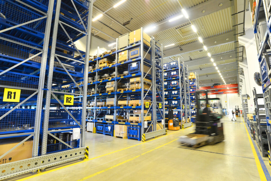 Lagerung von Industriegütern Sprinkler logistique