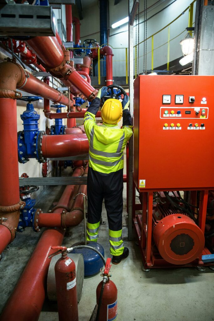 source d'eau sprinkler protection incendie